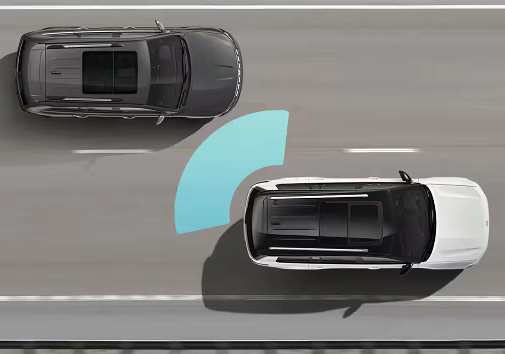 Control De Punto Ciego Y Detección En Reversa De Ruta Transversal
